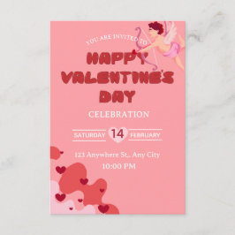 Valentine's Day Invitation Card Kaart
