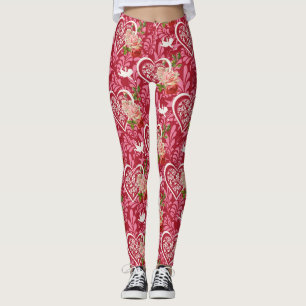 Valentine's Day Leggings