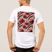 valentines, day, love, feeling, holyday, saint val Tri-Blend shirt (Achterkant)