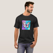 Valentine's Day Love Heart Butterfly Girlfriend Fi T-shirt (Voorkant volledig)