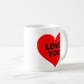 VALENTINE'S DAY LOVE YOU COFFEE MUG KOFFIEMOK (Voorkant rechts)