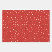 Valentine's Day Modern Red & Pink Hearts Script Inpakpapier Vel (Voorkant 3)