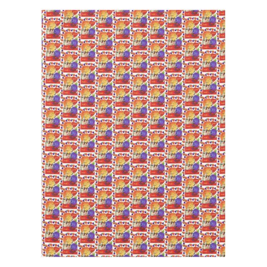 Valentine's Day Nappe Peach Plum (Devant)