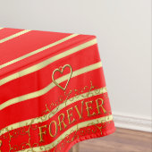 Valentine's Day Nappe Rouge Forever Or (In Situ)