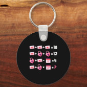 Valentines Day Order Of Operations Valentines Math Sleutelhanger (Voorkant)