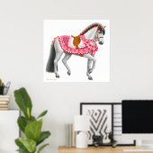 Valentines Day Parade Horse Poster (Bureau à domicile)