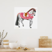 Valentines Day Parade Horse Poster (Cuisine)
