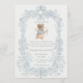 Valentine's Day Party Mouse Themed Invitation Kaart (Voorkant)