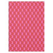 Valentine's Day Pink and Red Heart Pattern Party Tafelkleed (Voorkant)