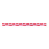 Valentines Day Pink and Red Two Toned Heart Lint (Voorkant)