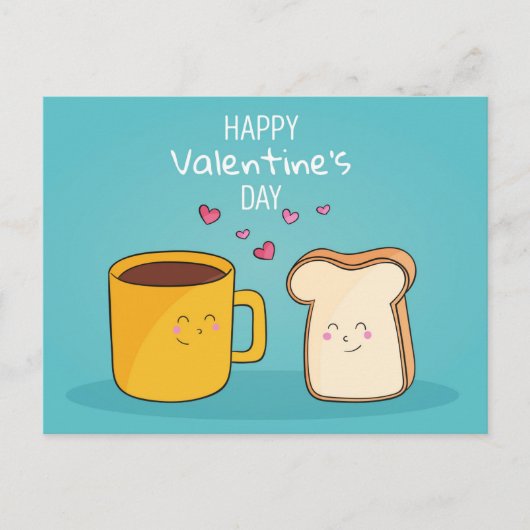 Valentine's Day Postcard Briefkaart (Voorkant)