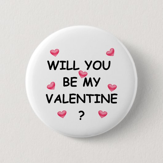 Valentine's Day Ronde Button 5,7 Cm (Voorkant)