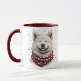 Valentines Day Samoyed Dog Mok