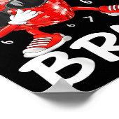 Valentines Day Six Seven Bruh 6 7 Meme Dab Heart B Poster (Hoek)