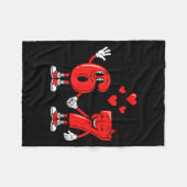 Valentine's Day Six Seven Hearts 6 7 Meme Gen Alph Fleece Deken (Voorkant (Horizontaal))