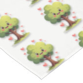 Valentine's Day Tablecloth Love Tree Red Hearts Tafelkleed (Gekanteld)