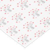 Valentine's Day Tablecloth Umbrella Red Hearts  Tafelkleed (Gekanteld)