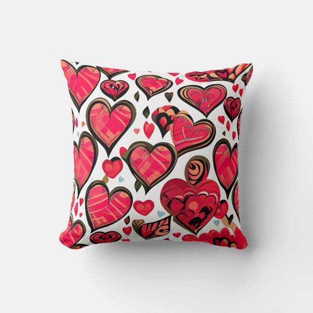 Valentine's Day Throw Pillow Covers Kussen (Voorkant)