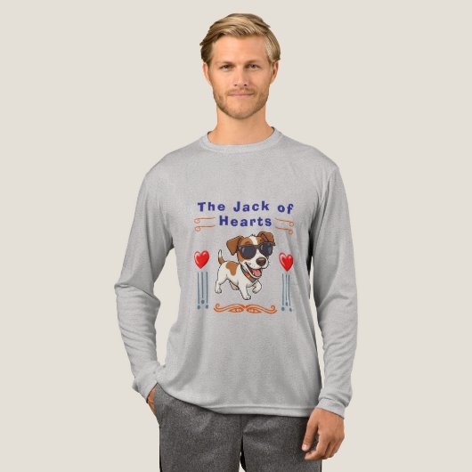 Valentine's day Tri-Blend shirt (Voorkant)