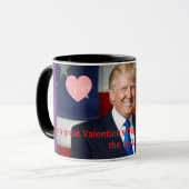 Valentine's Day Trump Mug Mok (Voorkant links)