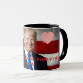 Valentine's Day Trump Mug Mok (Voorkant rechts)