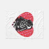 Valentines Day You Will Be My Valentine  Fleece Deken (Voorkant (Horizontaal))