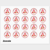 Valentines DayCoeur Cupcakes Stickers (Feuille)