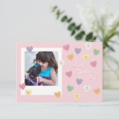 Valentines de classe Conversation Carte photo de c (Debout devant)