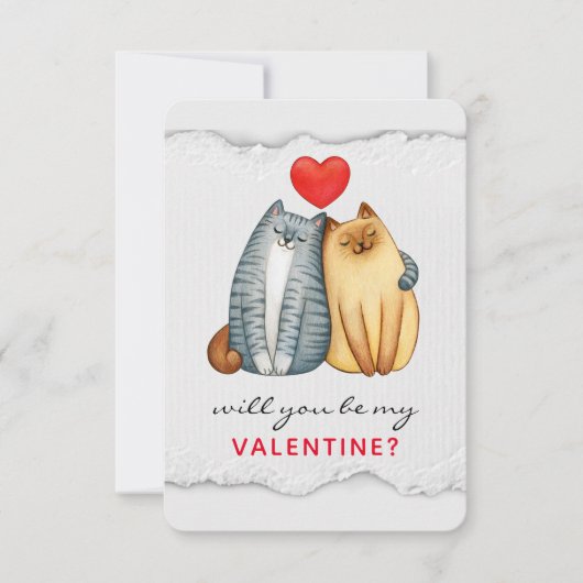 Valentines de marque personnalisée Carte de remerc (Devant)