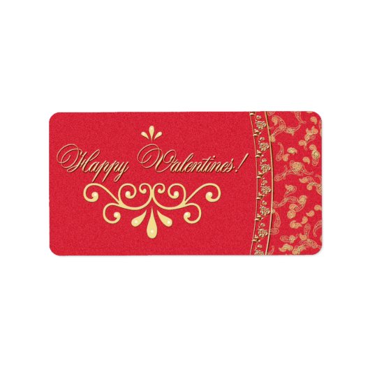 VALENTINES ~ ÉTIQUETTE (Devant)