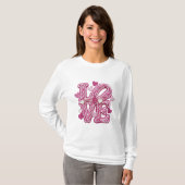 Valentine's Faux Latch Hook - Love T-shirt (Voorkant volledig)