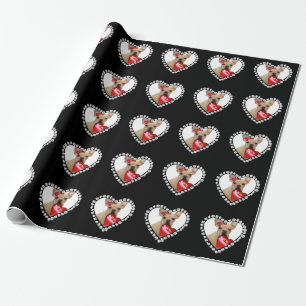 Valentine's French Bulldog dog wrapping paper Cadeaupapier