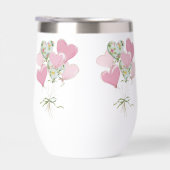 Valentine's Heart Pink and Green Heart Balloons (Droite)