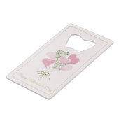 Valentine's Heart Pink and Green Heart Balloons (Devant Angle)