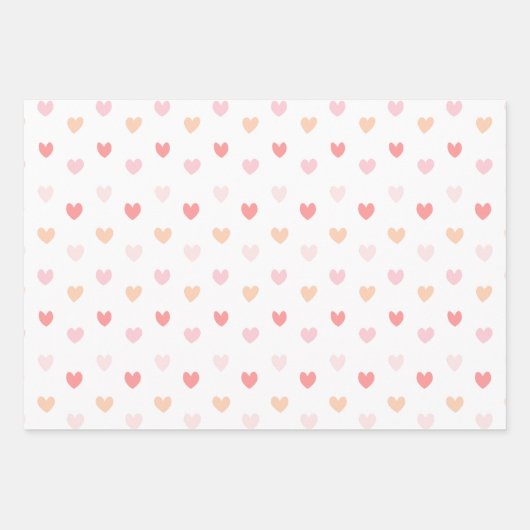 Valentine's Hearts Wrapping Paper (Voorkant 3)
