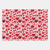 Valentine's Hearts x 3 feuilles (Devant 2)