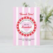 Valentines immobilières Carte de remerciements (Debout devant)