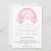 Valentines Invitation, Carte de Baby shower amoure (Devant)