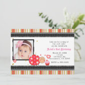 Valentines Jour Anniversaire Fête Photo Invitation (Debout devant)