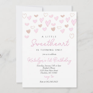 Valentines Jour Anniversaire Invitation