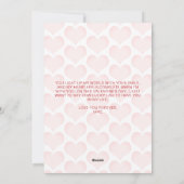 Valentines Jour Arc romantique Carte photo personn (Dos)