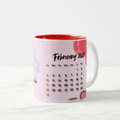 Valentines Jour Calender Café Mug (Devant droit)