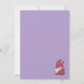 Valentines Jour Gnome Invitation (Dos)