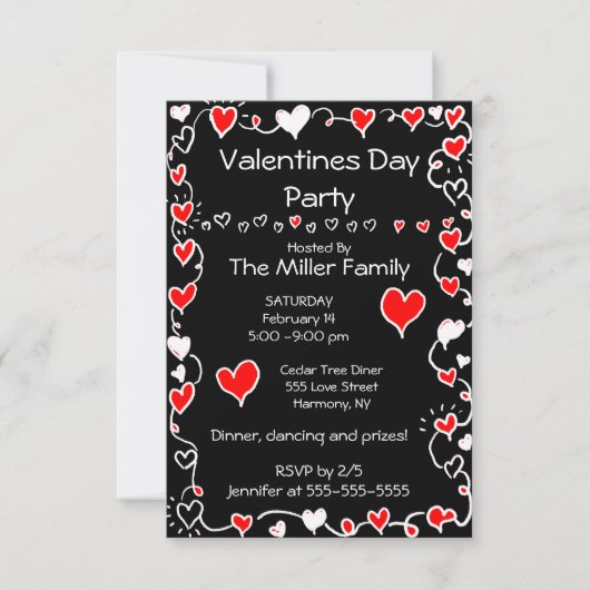 Valentines Jour Invitation (Devant)