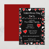 Valentines Jour Invitation (Devant / Derrière)