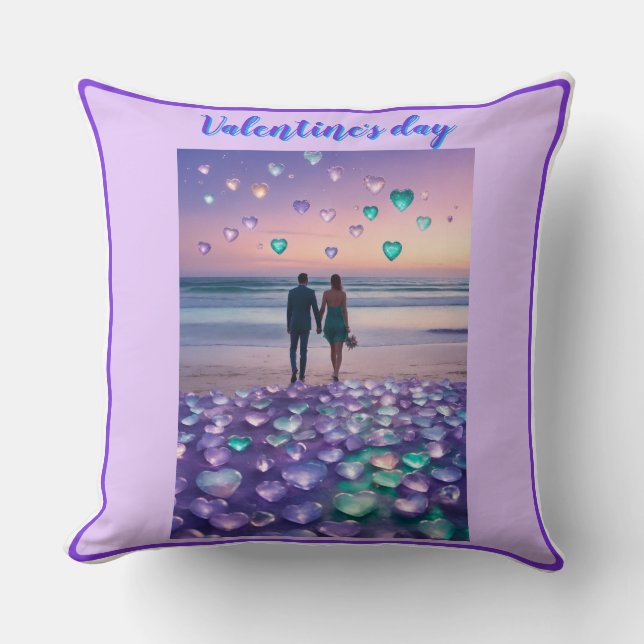 Valentine's jour lancer oreiller (Recto)