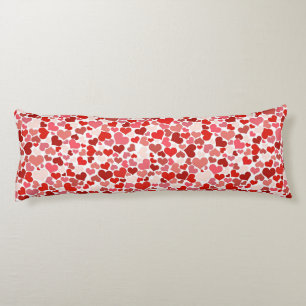 valentines jour rouge rose coeur corps coussin