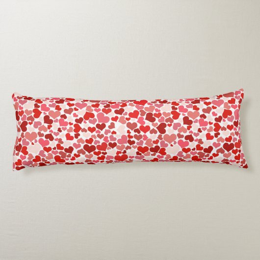 valentines jour rouge rose coeur corps coussin (Dos)