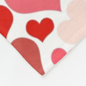 valentines jour rouge rose coeurs couverture (Coin)