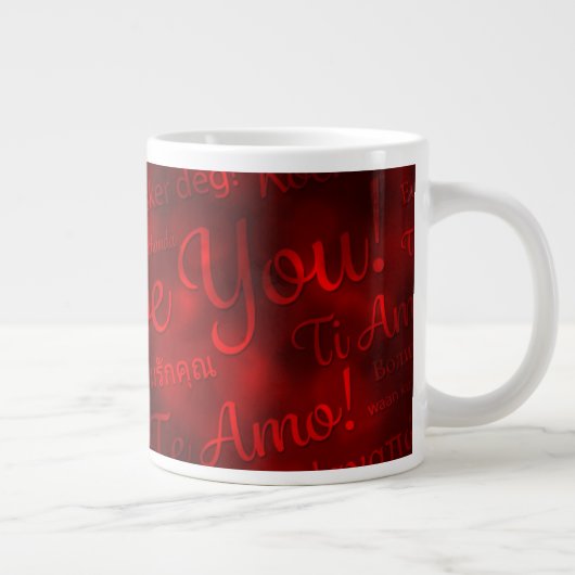 Valentines Jumbo Mug (Droite)